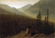 Albert Bierstadt Bears in the Wilderness oil painting picture wholesale